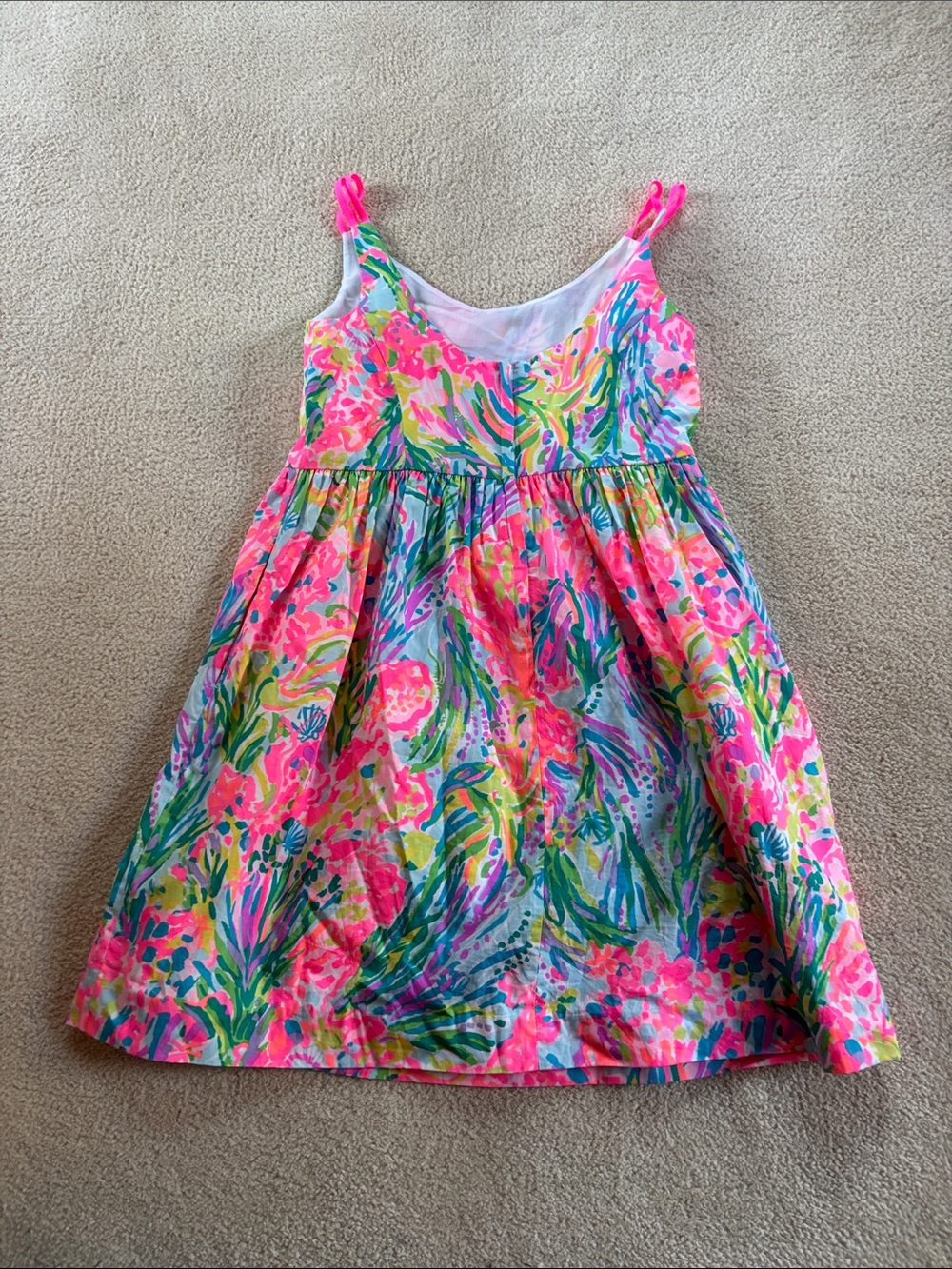 Lilly Pulitzer Pink Multi Floral Sundress - Picture 3 of 3